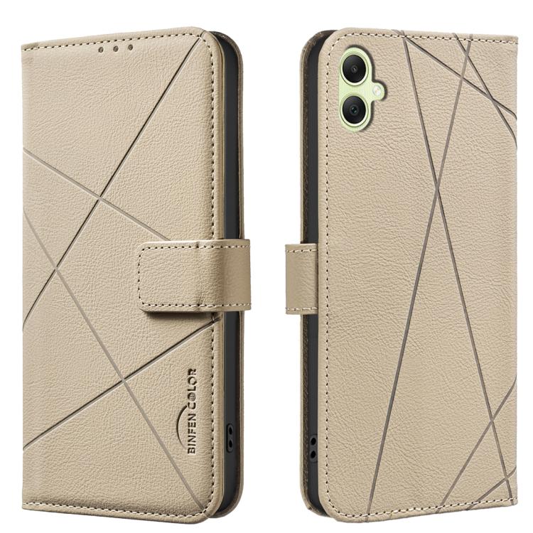 Geometric Pattern RFID Leather Phone Case, For Samsung Galaxy A55, For Samsung Galaxy A35, For Samsung Galaxy A05, For Samsung Galaxy A05S, For Samsung Galaxy A25 5G, For Samsung Galaxy A24 4G, For Samsung Galaxy A14, For Samsung Galaxy A34 5G