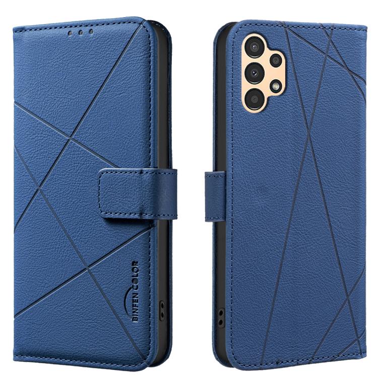 Geometric Pattern RFID Leather Phone Case, For Samsung Galaxy A54 5G, For Samsung Galaxy A23 / M23 / M13 4G, For Samsung Galaxy A13, For Samsung Galaxy A53, For Samsung Galaxy A73 5G, For Samsung Galaxy A33, For Samsung Galaxy A52 / A52S               ...