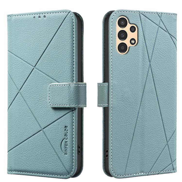 Geometric Pattern RFID Leather Phone Case, For Samsung Galaxy A54 5G, For Samsung Galaxy A23 / M23 / M13 4G, For Samsung Galaxy A13, For Samsung Galaxy A53, For Samsung Galaxy A73 5G, For Samsung Galaxy A33, For Samsung Galaxy A52 / A52S               ...