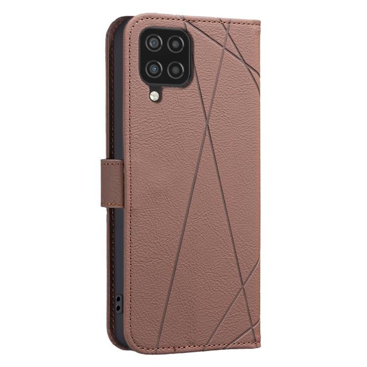 Geometric Pattern RFID Leather Phone Case, For Samsung Galaxy A22 4G, For Samsung Galaxy A22 5G, For Samsung Galaxy A32 4G, For Samsung Galaxy A72, For Samsung Galaxy A32 5G