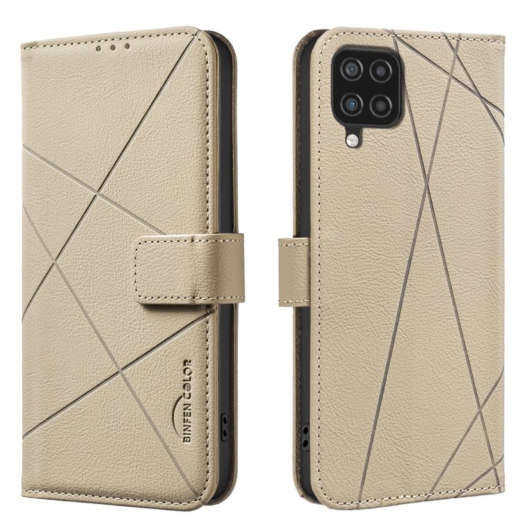 Geometric Pattern RFID Leather Phone Case, For Samsung Galaxy A22 4G, For Samsung Galaxy A22 5G, For Samsung Galaxy A32 4G, For Samsung Galaxy A72, For Samsung Galaxy A32 5G