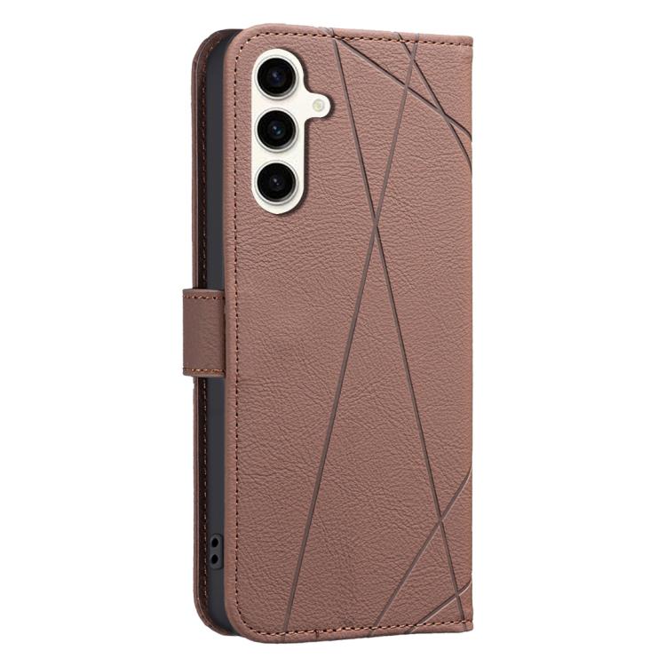 Geometric Pattern RFID Leather Phone Case, For Samsung Galaxy A54 5G, For Samsung Galaxy A23 / M23 / M13 4G, For Samsung Galaxy A13, For Samsung Galaxy A53, For Samsung Galaxy A73 5G, For Samsung Galaxy A33, For Samsung Galaxy A52 / A52S               ...