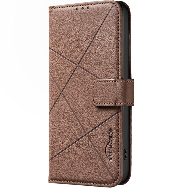 Geometric Pattern RFID Leather Phone Case, For Samsung Galaxy A37 5G, For Samsung Galaxy A27 5G, For Samsung Galaxy A06, For Samsung Galaxy A56, For Samsung Galaxy A26, For Samsung Galaxy A36, For Samsung Galaxy A16, For Samsung Galaxy A15