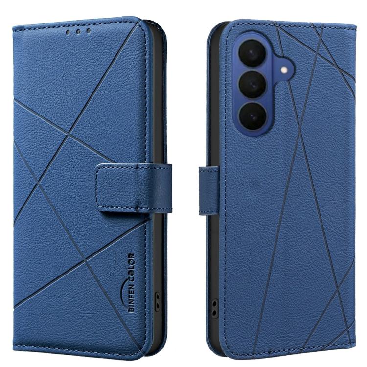 Geometric Pattern RFID Leather Phone Case, For Samsung Galaxy A37 5G, For Samsung Galaxy A27 5G, For Samsung Galaxy A06, For Samsung Galaxy A56, For Samsung Galaxy A26, For Samsung Galaxy A36, For Samsung Galaxy A16, For Samsung Galaxy A15