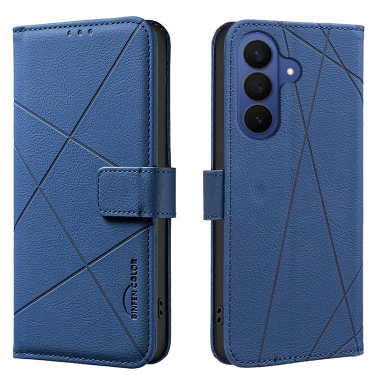 Geometric Pattern RFID Leather Phone Case, For Samsung Galaxy A37 5G, For Samsung Galaxy A27 5G, For Samsung Galaxy A06, For Samsung Galaxy A56, For Samsung Galaxy A26, For Samsung Galaxy A36, For Samsung Galaxy A16, For Samsung Galaxy A15