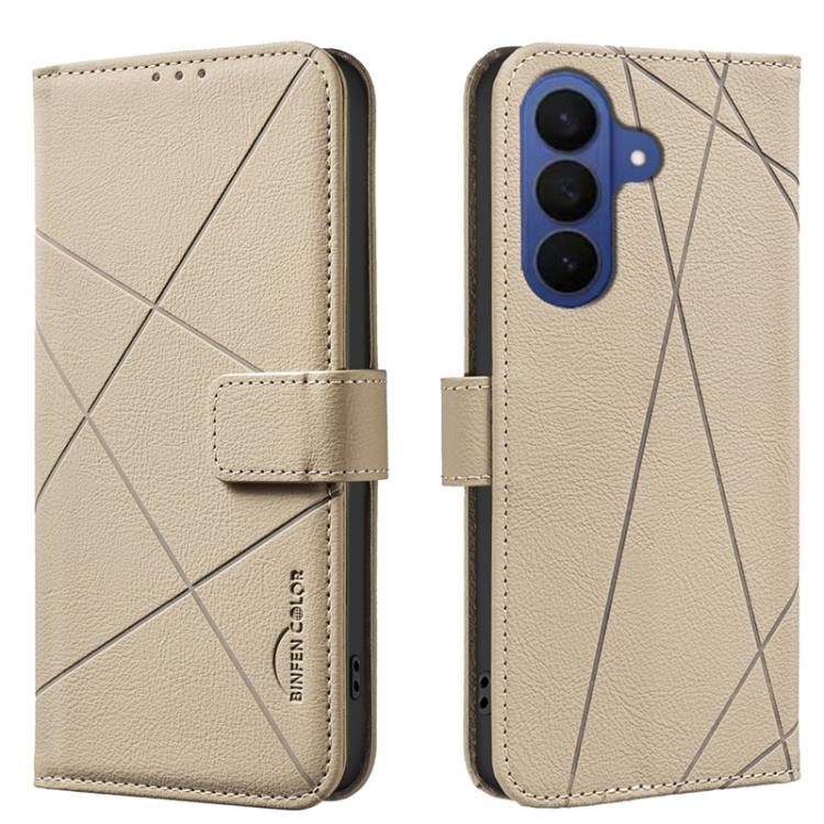 Geometric Pattern RFID Leather Phone Case, For Samsung Galaxy A37 5G, For Samsung Galaxy A27 5G, For Samsung Galaxy A06, For Samsung Galaxy A56, For Samsung Galaxy A26, For Samsung Galaxy A36, For Samsung Galaxy A16, For Samsung Galaxy A15