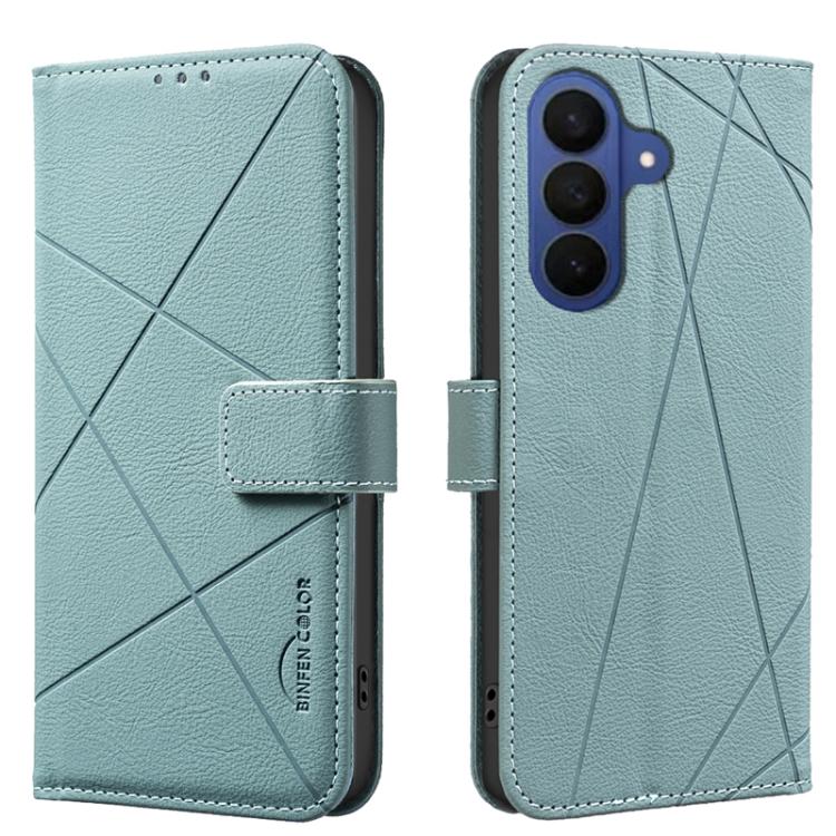 Geometric Pattern RFID Leather Phone Case, For Samsung Galaxy A37 5G, For Samsung Galaxy A27 5G, For Samsung Galaxy A06, For Samsung Galaxy A56, For Samsung Galaxy A26, For Samsung Galaxy A36, For Samsung Galaxy A16, For Samsung Galaxy A15