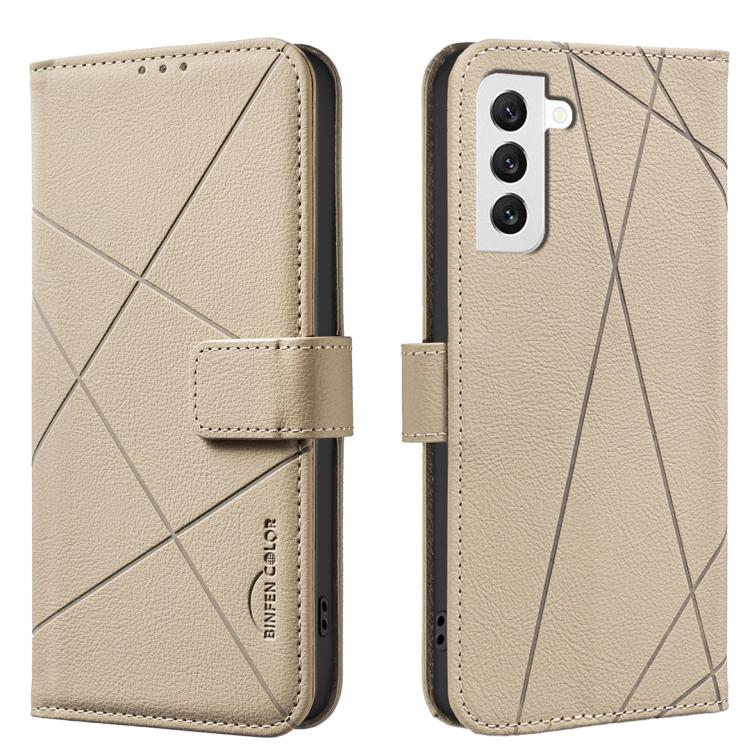 Geometric Pattern RFID Leather Phone Case, For Samsung Galaxy S21 FE 5G, For Samsung Galaxy S21 5G, For Samsung Galaxy S21+ 5G, For Samsung Galaxy S21 Ultra 5G