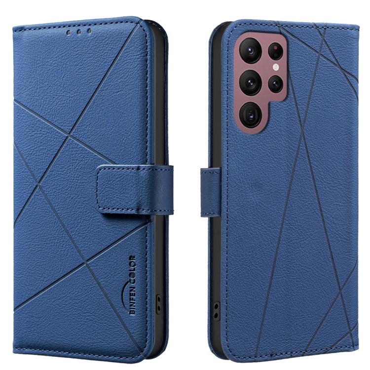 Geometric Pattern RFID Leather Phone Case, For Samsung Galaxy S21 FE 5G, For Samsung Galaxy S21 5G, For Samsung Galaxy S21+ 5G, For Samsung Galaxy S21 Ultra 5G