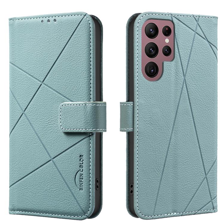 Geometric Pattern RFID Leather Phone Case, For Samsung Galaxy S21 FE 5G, For Samsung Galaxy S21 5G, For Samsung Galaxy S21+ 5G, For Samsung Galaxy S21 Ultra 5G