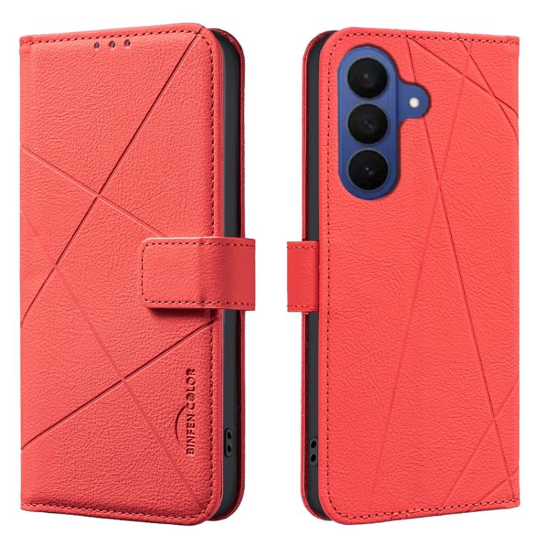 Geometric Pattern RFID Leather Phone Case, For Galaxy S26 FE 5G, For Samsung Galaxy S26 Ultra 5G, For Samsung Galaxy S26 5G, For Samsung Galaxy S25 FE 5G, For Samsung Galaxy S25 Edge 5G, For Samsung Galaxy S25 / S24 5G, For Samsung Galaxy S25+ / S24+ 5...