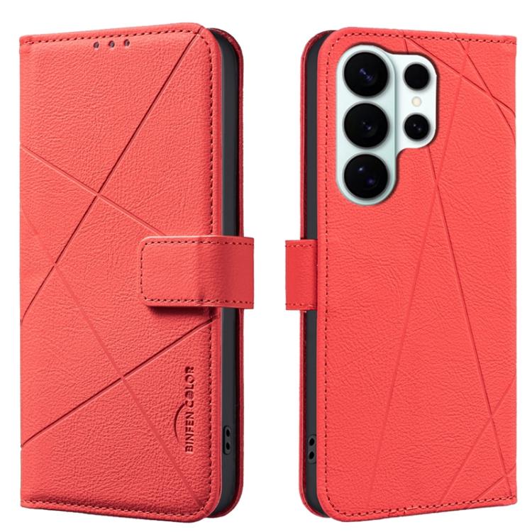 Geometric Pattern RFID Leather Phone Case, For Galaxy S26 FE 5G, For Samsung Galaxy S26 Ultra 5G, For Samsung Galaxy S26 5G, For Samsung Galaxy S25 FE 5G, For Samsung Galaxy S25 Edge 5G, For Samsung Galaxy S25 / S24 5G, For Samsung Galaxy S25+ / S24+ 5...