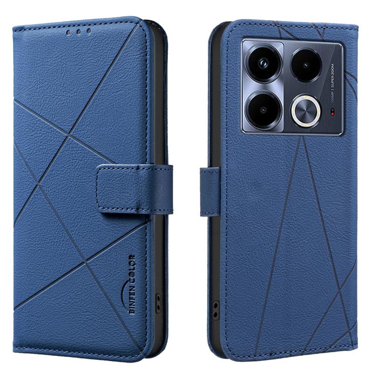 Geometric Pattern RFID Leather Phone Case, For Infinix Note 40 Pro 4G / 40 Pro+ 5G, For Infinix Note 40 4G