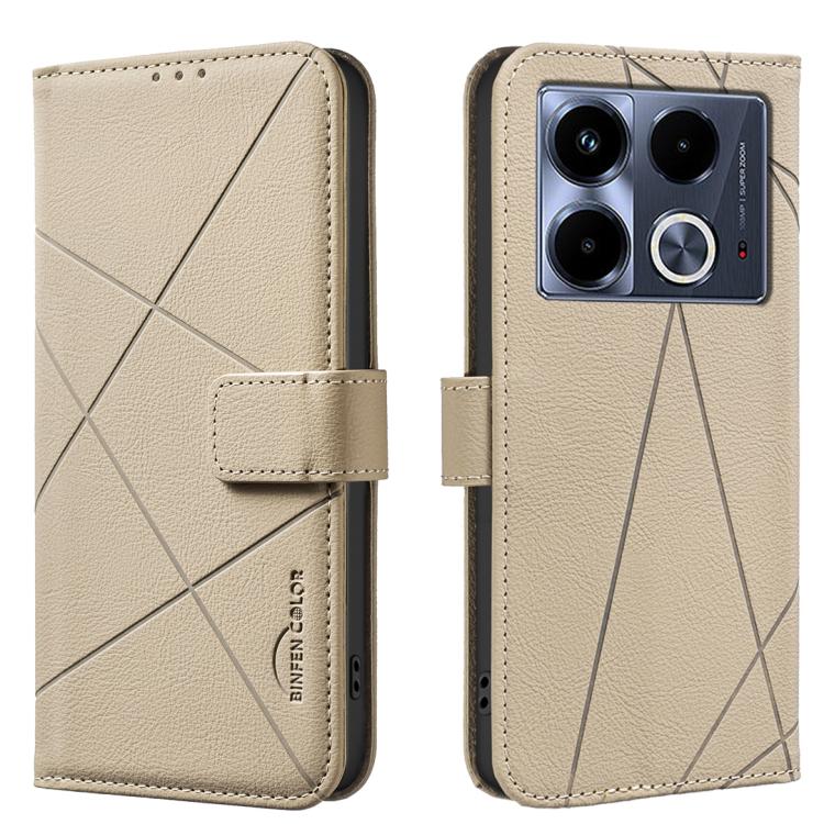 Geometric Pattern RFID Leather Phone Case, For Infinix Note 40 Pro 4G / 40 Pro+ 5G, For Infinix Note 40 4G