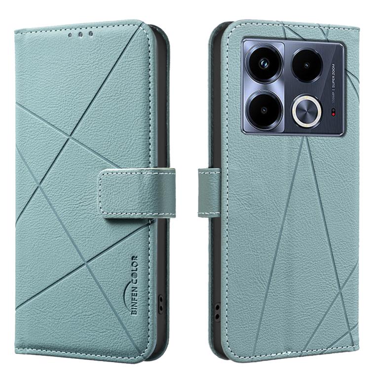 Geometric Pattern RFID Leather Phone Case, For Infinix Note 40 Pro 4G / 40 Pro+ 5G, For Infinix Note 40 4G