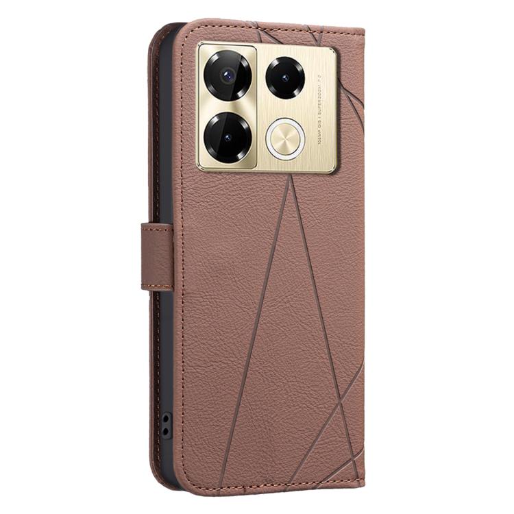 Geometric Pattern RFID Leather Phone Case, For Infinix Note 40 Pro 4G / 40 Pro+ 5G, For Infinix Note 40 4G
