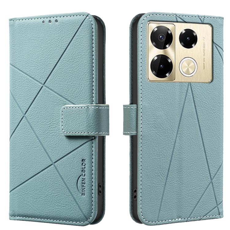 Geometric Pattern RFID Leather Phone Case, For Infinix Note 40 Pro 4G / 40 Pro+ 5G, For Infinix Note 40 4G