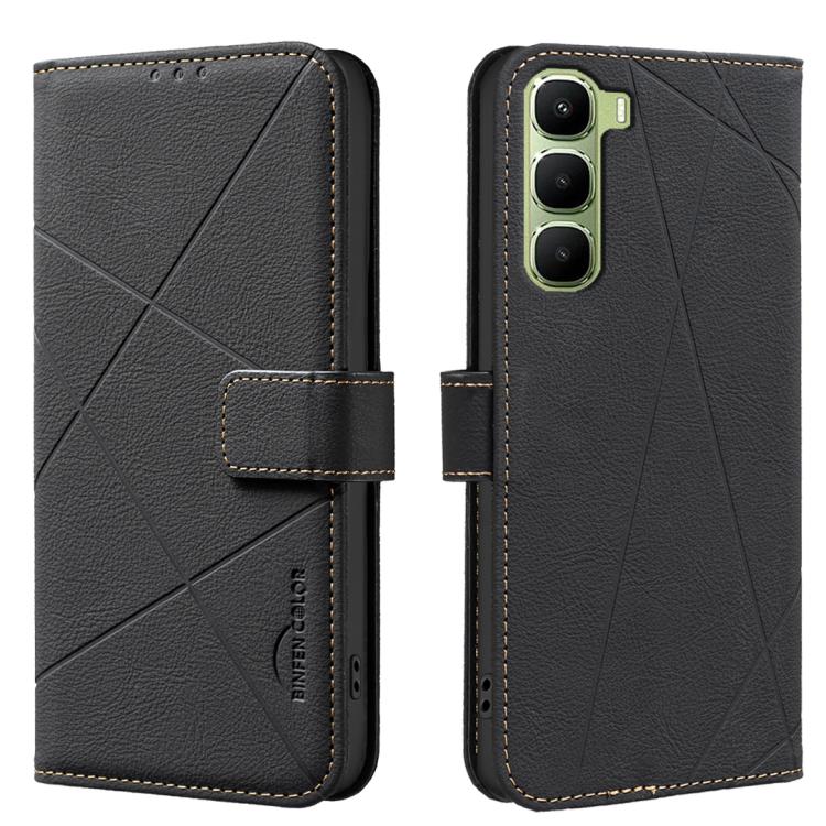 Geometric Pattern RFID Leather Phone Case, For Infinix GT 50 Pro 5G, For Infinix Hot 70 5G, For Infinix Smart 20 4G, For Infinix Note 60 5G / 60 Pro 5G, For Infinix Hot 60 Pro+ 4G, For Infinix Hot 60 Pro 4G, For Infinix Smart 10 4G                     ...