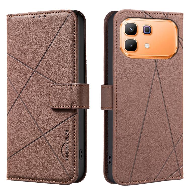 Geometric Pattern RFID Leather Phone Case, For Infinix GT 50 Pro 5G, For Infinix Hot 70 5G, For Infinix Smart 20 4G, For Infinix Note 60 5G / 60 Pro 5G, For Infinix Hot 60 Pro+ 4G, For Infinix Hot 60 Pro 4G, For Infinix Smart 10 4G                     ...