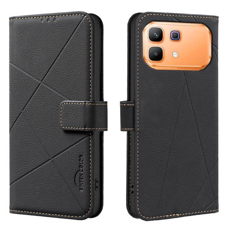 Geometric Pattern RFID Leather Phone Case, For Infinix GT 50 Pro 5G, For Infinix Hot 70 5G, For Infinix Smart 20 4G, For Infinix Note 60 5G / 60 Pro 5G, For Infinix Hot 60 Pro+ 4G, For Infinix Hot 60 Pro 4G, For Infinix Smart 10 4G                     ...