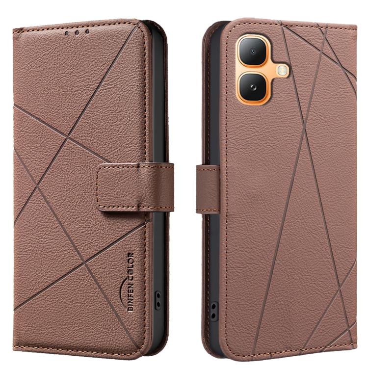Geometric Pattern RFID Leather Phone Case, For Infinix GT 50 Pro 5G, For Infinix Hot 70 5G, For Infinix Smart 20 4G, For Infinix Note 60 5G / 60 Pro 5G, For Infinix Hot 60 Pro+ 4G, For Infinix Hot 60 Pro 4G, For Infinix Smart 10 4G                     ...