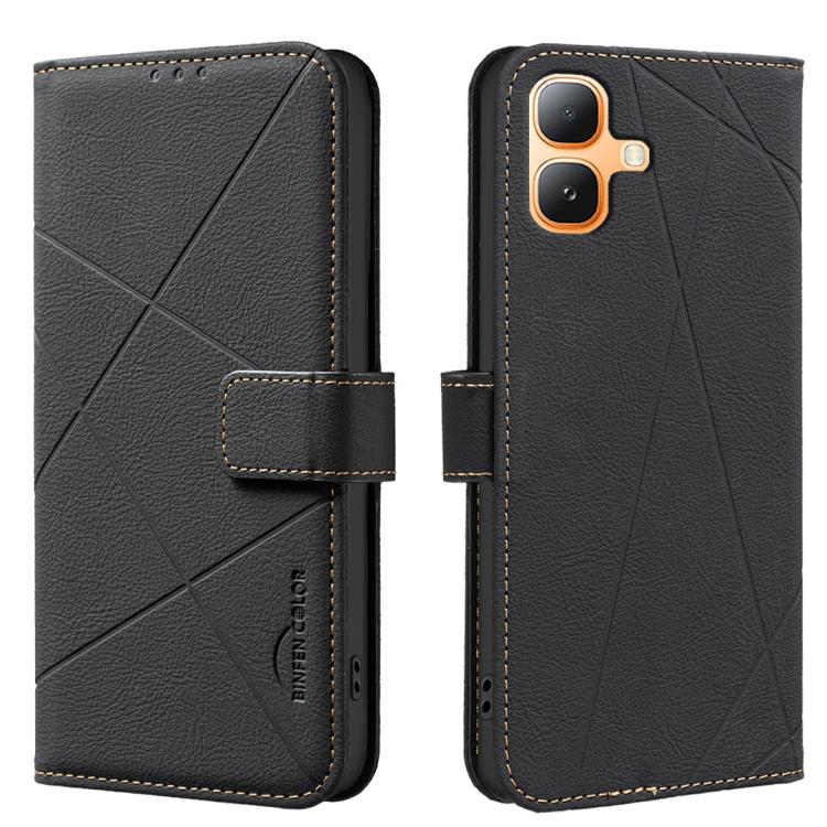 Geometric Pattern RFID Leather Phone Case, For Infinix GT 50 Pro 5G, For Infinix Hot 70 5G, For Infinix Smart 20 4G, For Infinix Note 60 5G / 60 Pro 5G, For Infinix Hot 60 Pro+ 4G, For Infinix Hot 60 Pro 4G, For Infinix Smart 10 4G                     ...