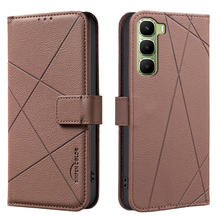 Geometric Pattern RFID Leather Phone Case, For Infinix GT 50 Pro 5G, For Infinix Hot 70 5G, For Infinix Smart 20 4G, For Infinix Note 60 5G / 60 Pro 5G, For Infinix Hot 60 Pro+ 4G, For Infinix Hot 60 Pro 4G, For Infinix Smart 10 4G                     ...