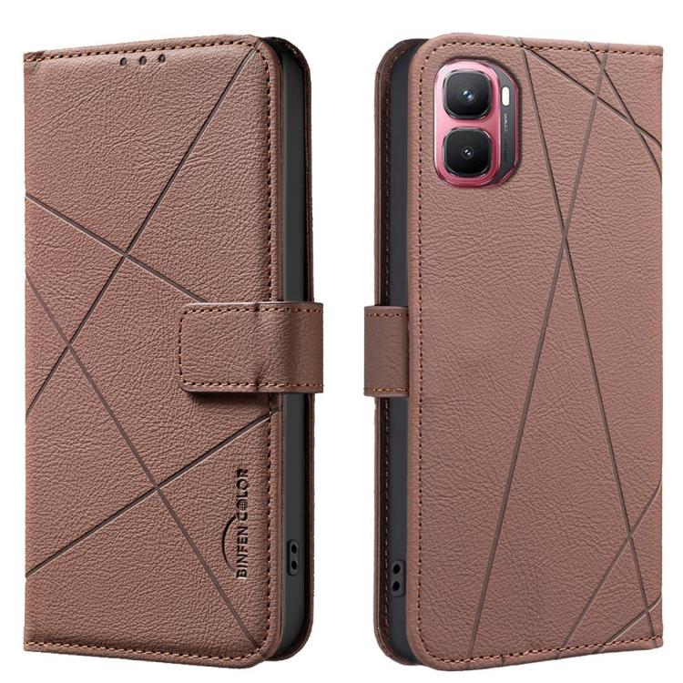 Geometric Pattern RFID Leather Phone Case, For Infinix GT 50 Pro 5G, For Infinix Hot 70 5G, For Infinix Smart 20 4G, For Infinix Note 60 5G / 60 Pro 5G, For Infinix Hot 60 Pro+ 4G, For Infinix Hot 60 Pro 4G, For Infinix Smart 10 4G                     ...