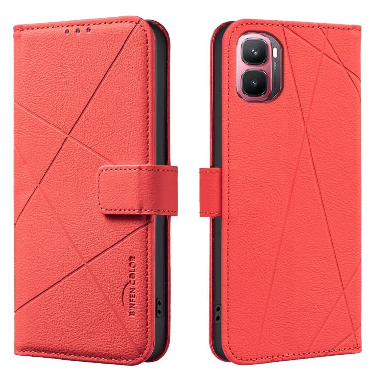 Geometric Pattern RFID Leather Phone Case, For Infinix GT 50 Pro 5G, For Infinix Hot 70 5G, For Infinix Smart 20 4G, For Infinix Note 60 5G / 60 Pro 5G, For Infinix Hot 60 Pro+ 4G, For Infinix Hot 60 Pro 4G, For Infinix Smart 10 4G                     ...