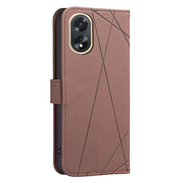 Geometric Pattern RFID Leather Phone Case, For OPPO A38 4G / A18 4G, For OPPO A58 4G, For OPPO A78 4G, For OPPO A98 5G / F23 / A1, For OPPO A78 5G, For OPPO A96 5G / Reno7 Z, For OPPO A16 / A16S / A54S / A55 5G, For OPPO A94 4G / Reno5 F / F19 Rro