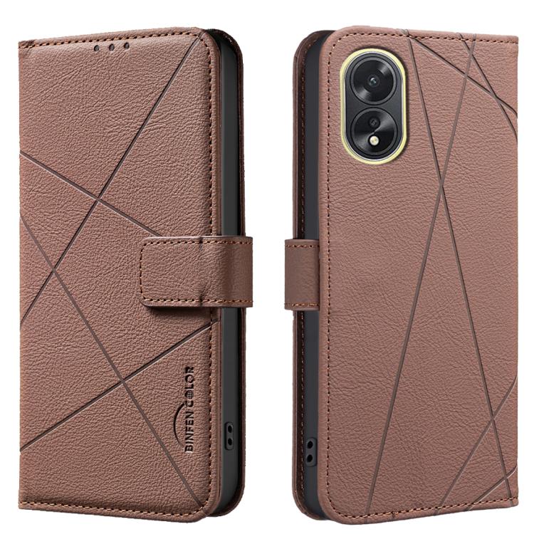 Geometric Pattern RFID Leather Phone Case, For OPPO A60 4G, For OPPO Reno11 F 5G, For OPPO A38 4G / A18 4G, For OPPO A58 4G, For OPPO A78 4G, For OPPO A98 5G / F23 / A1, For OPPO A78 5G, For OPPO A96 5G / Reno7 Z