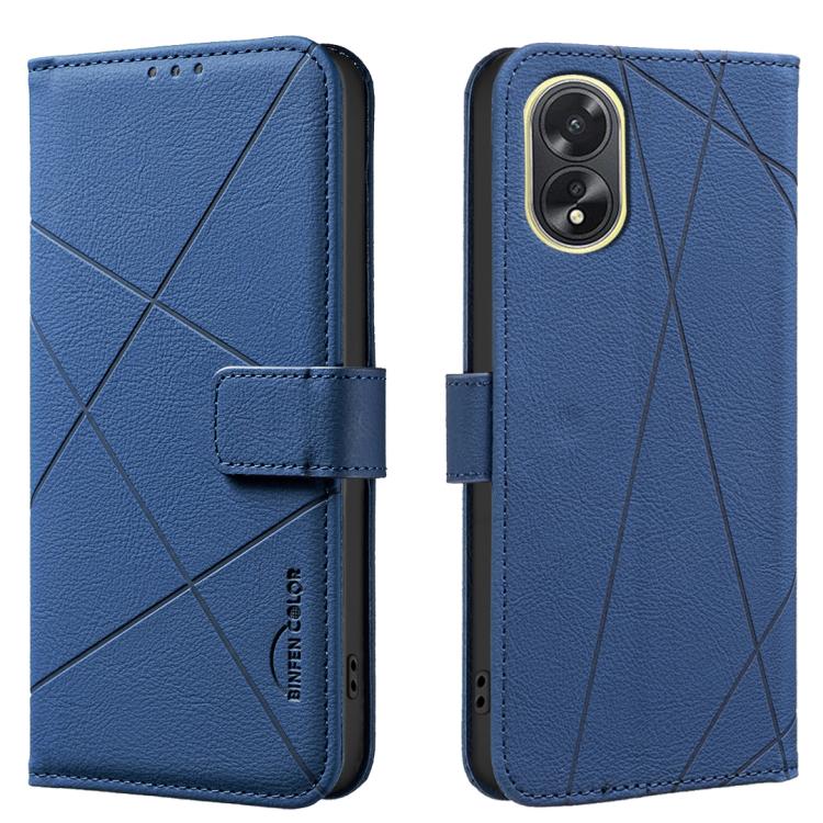 Geometric Pattern RFID Leather Phone Case, For OPPO A60 4G, For OPPO Reno11 F 5G, For OPPO A38 4G / A18 4G, For OPPO A58 4G, For OPPO A78 4G, For OPPO A98 5G / F23 / A1, For OPPO A78 5G, For OPPO A96 5G / Reno7 Z