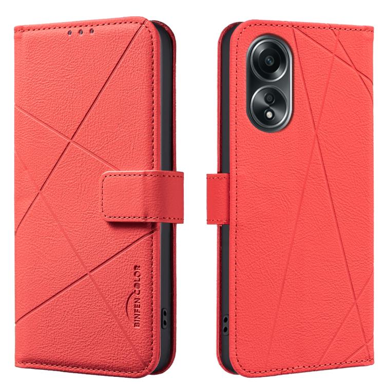 Geometric Pattern RFID Leather Phone Case, For OPPO A38 4G / A18 4G, For OPPO A58 4G, For OPPO A78 4G, For OPPO A98 5G / F23 / A1, For OPPO A78 5G, For OPPO A96 5G / Reno7 Z, For OPPO A16 / A16S / A54S / A55 5G, For OPPO A94 4G / Reno5 F / F19 Rro