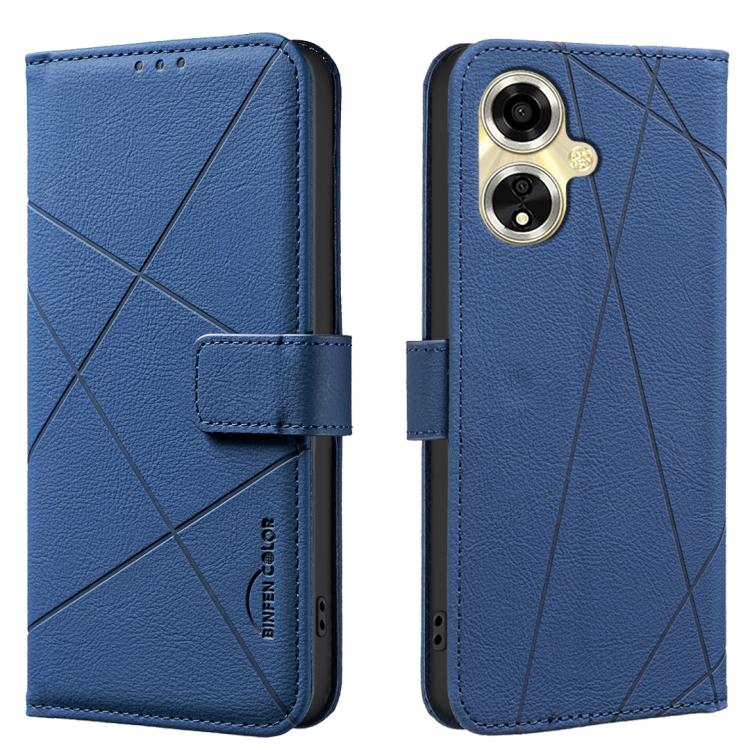 Geometric Pattern RFID Leather Phone Case, For OPPO A94 5G / F19 Pro+ / Reno5 Z 5G, For OPPO A74 5G / A93 5G / A54 5G, For OPPO A74 4G / F19 4G, For OPPO A72 / A52 / A92, For OPPO A59 5G