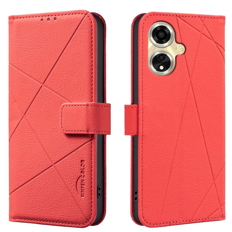 Geometric Pattern RFID Leather Phone Case, For OPPO A94 5G / F19 Pro+ / Reno5 Z 5G, For OPPO A74 5G / A93 5G / A54 5G, For OPPO A74 4G / F19 4G, For OPPO A72 / A52 / A92, For OPPO A59 5G