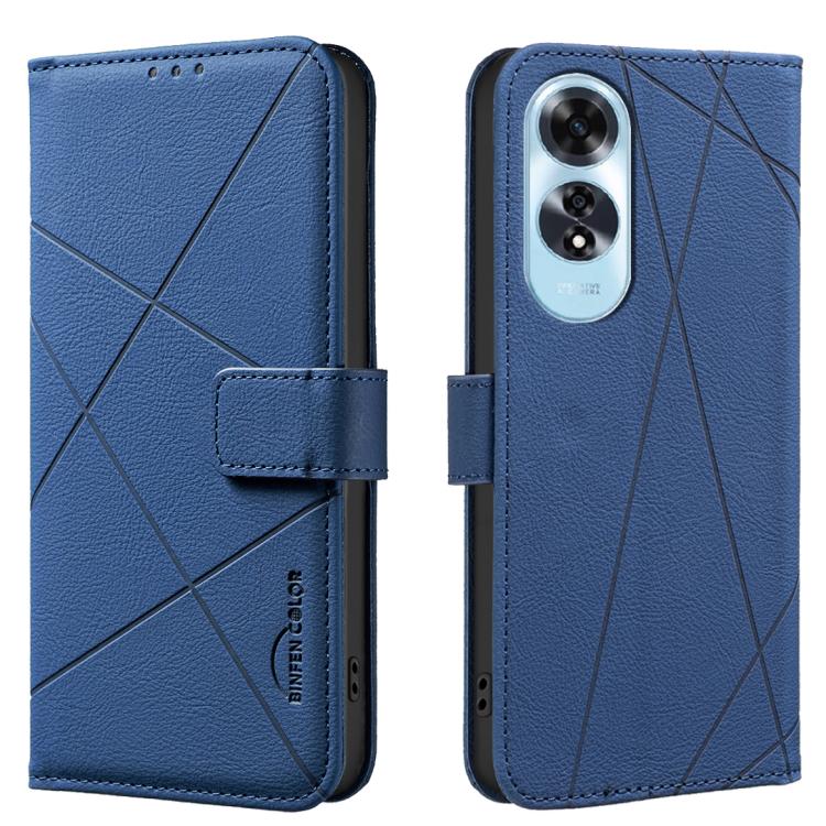 Geometric Pattern RFID Leather Phone Case, For OPPO A60 4G, For OPPO Reno11 F 5G, For OPPO A38 4G / A18 4G, For OPPO A58 4G, For OPPO A78 4G, For OPPO A98 5G / F23 / A1, For OPPO A78 5G, For OPPO A96 5G / Reno7 Z
