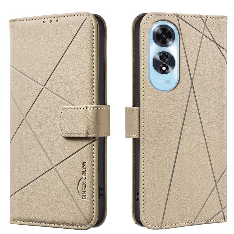Geometric Pattern RFID Leather Phone Case, For OPPO A60 4G, For OPPO Reno11 F 5G, For OPPO A38 4G / A18 4G, For OPPO A58 4G, For OPPO A78 4G, For OPPO A98 5G / F23 / A1, For OPPO A78 5G, For OPPO A96 5G / Reno7 Z