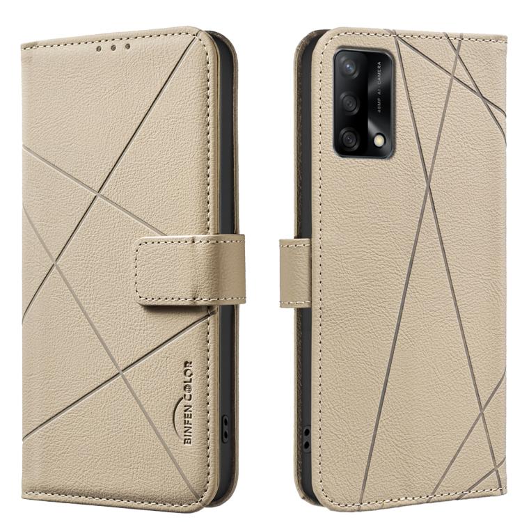 Geometric Pattern RFID Leather Phone Case, For OPPO A94 5G / F19 Pro+ / Reno5 Z 5G, For OPPO A74 5G / A93 5G / A54 5G, For OPPO A74 4G / F19 4G, For OPPO A72 / A52 / A92, For OPPO A59 5G