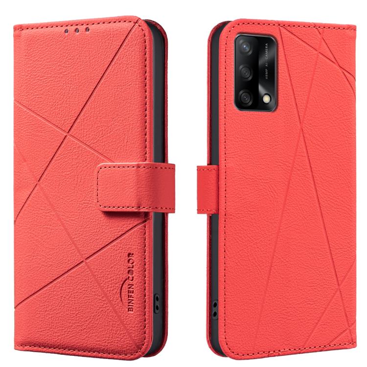Geometric Pattern RFID Leather Phone Case, For OPPO A94 5G / F19 Pro+ / Reno5 Z 5G, For OPPO A74 5G / A93 5G / A54 5G, For OPPO A74 4G / F19 4G, For OPPO A72 / A52 / A92, For OPPO A59 5G