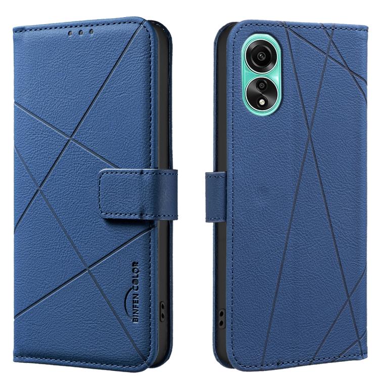 Geometric Pattern RFID Leather Phone Case, For OPPO A38 4G / A18 4G, For OPPO A58 4G, For OPPO A78 4G, For OPPO A98 5G / F23 / A1, For OPPO A78 5G, For OPPO A96 5G / Reno7 Z, For OPPO A16 / A16S / A54S / A55 5G, For OPPO A94 4G / Reno5 F / F19 Rro