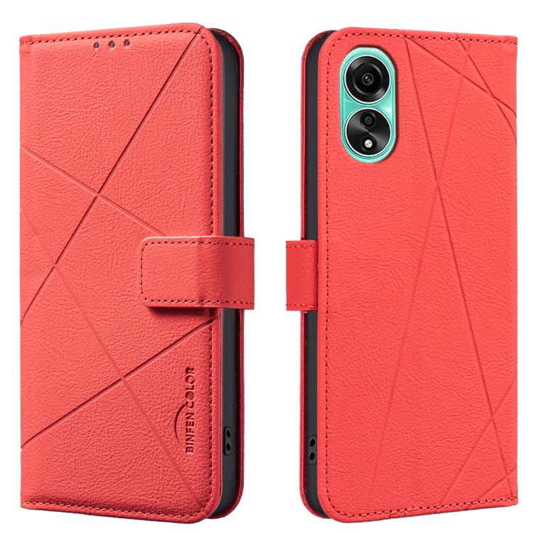 Geometric Pattern RFID Leather Phone Case, For OPPO A38 4G / A18 4G, For OPPO A58 4G, For OPPO A78 4G, For OPPO A98 5G / F23 / A1, For OPPO A78 5G, For OPPO A96 5G / Reno7 Z, For OPPO A16 / A16S / A54S / A55 5G, For OPPO A94 4G / Reno5 F / F19 Rro