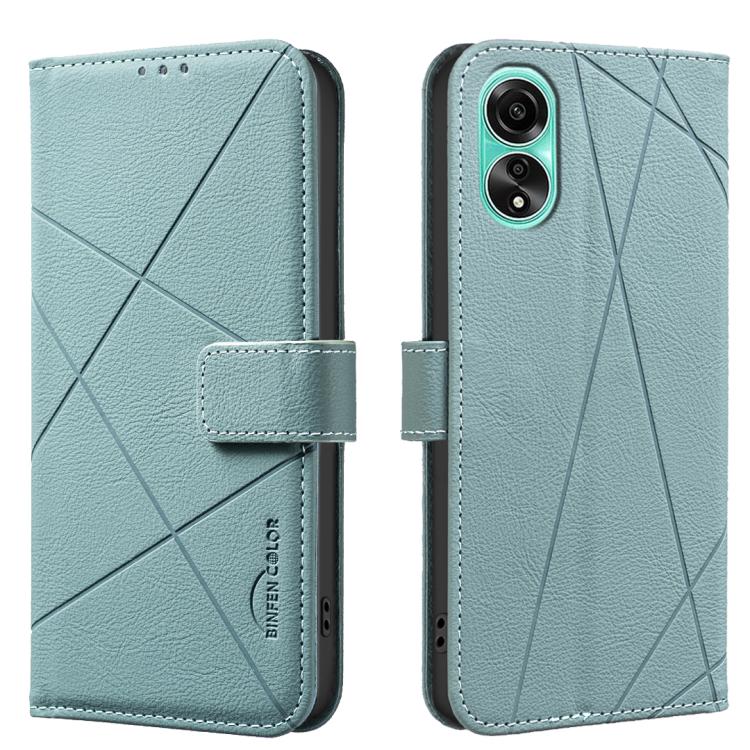 Geometric Pattern RFID Leather Phone Case, For OPPO A38 4G / A18 4G, For OPPO A58 4G, For OPPO A78 4G, For OPPO A98 5G / F23 / A1, For OPPO A78 5G, For OPPO A96 5G / Reno7 Z, For OPPO A16 / A16S / A54S / A55 5G, For OPPO A94 4G / Reno5 F / F19 Rro