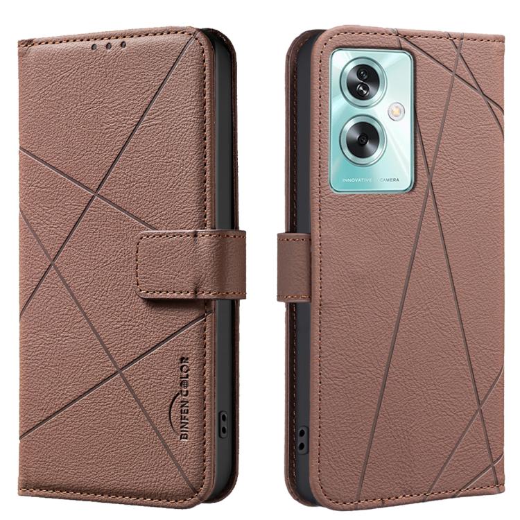 Geometric Pattern RFID Leather Phone Case, For OPPO Reno15 F 5G Global, For OPPO Reno15 5G Global, For OPPO A6 Pro 5G/4G Global / F31 5G, For OPPO Reno14 F 5G, For OPPO A79 5G, For OPPO Reno13 F 5G, For OPPO A60 4G, For OPPO Reno11 F 5G