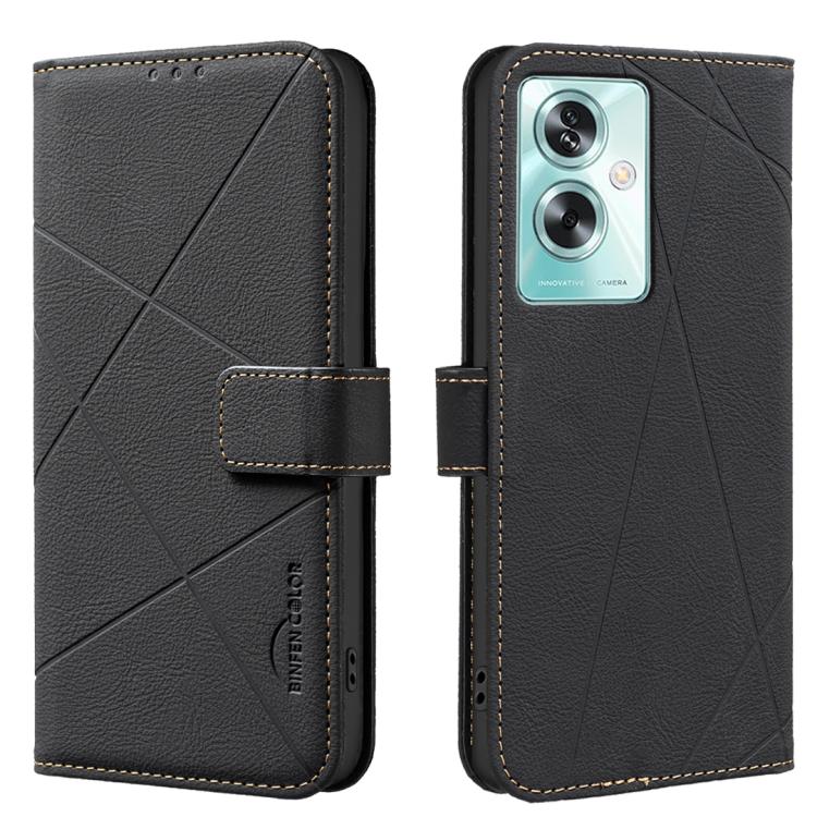 Geometric Pattern RFID Leather Phone Case, For OPPO Reno15 F 5G Global, For OPPO Reno15 5G Global, For OPPO A6 Pro 5G/4G Global / F31 5G, For OPPO Reno14 F 5G, For OPPO A79 5G, For OPPO Reno13 F 5G, For OPPO A60 4G, For OPPO Reno11 F 5G