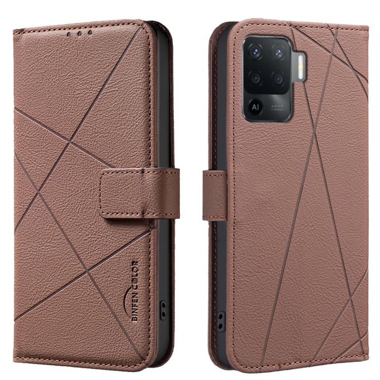Geometric Pattern RFID Leather Phone Case, For OPPO A16 / A16S / A54S / A55 5G, For OPPO A94 4G / Reno5 F / F19 Rro, For OPPO A94 5G / F19 Pro+ / Reno5 Z 5G, For OPPO A74 5G / A93 5G / A54 5G, For OPPO A74 4G / F19 4G, For OPPO A72 / A52 / A92         ...