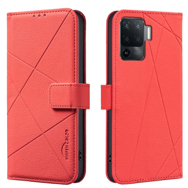 Geometric Pattern RFID Leather Phone Case, For OPPO A16 / A16S / A54S / A55 5G, For OPPO A94 4G / Reno5 F / F19 Rro, For OPPO A94 5G / F19 Pro+ / Reno5 Z 5G, For OPPO A74 5G / A93 5G / A54 5G, For OPPO A74 4G / F19 4G, For OPPO A72 / A52 / A92         ...