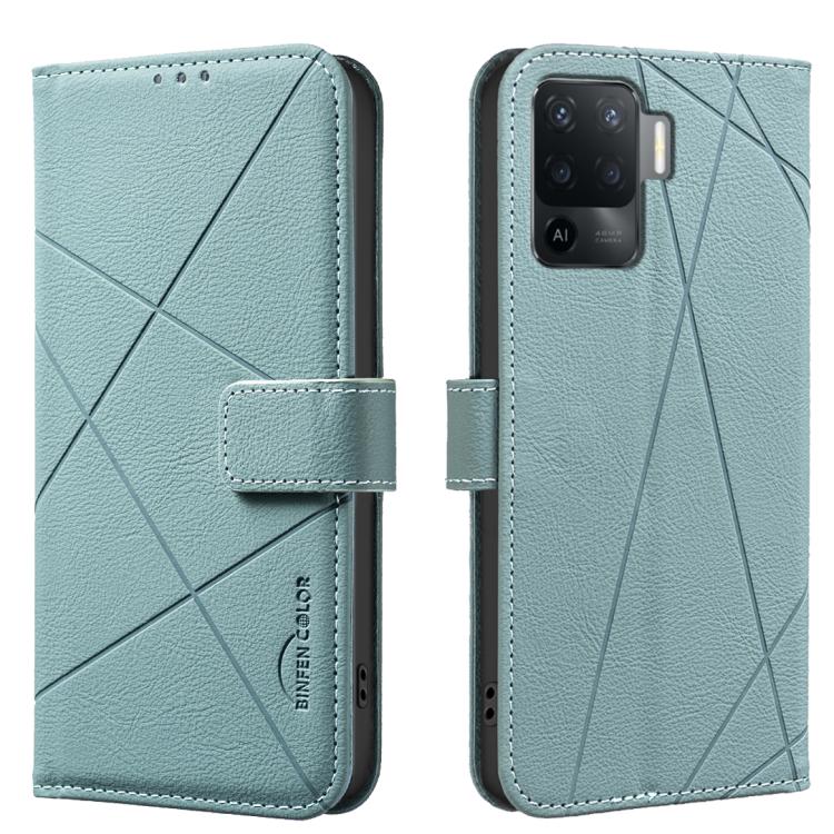 Geometric Pattern RFID Leather Phone Case, For OPPO A16 / A16S / A54S / A55 5G, For OPPO A94 4G / Reno5 F / F19 Rro, For OPPO A94 5G / F19 Pro+ / Reno5 Z 5G, For OPPO A74 5G / A93 5G / A54 5G, For OPPO A74 4G / F19 4G, For OPPO A72 / A52 / A92         ...