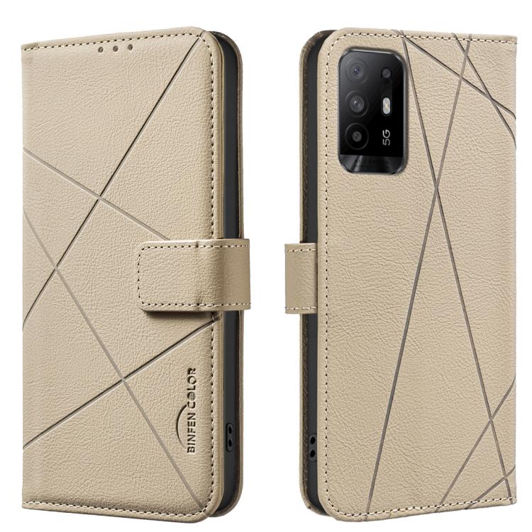 Geometric Pattern RFID Leather Phone Case, For OPPO A16 / A16S / A54S / A55 5G, For OPPO A94 4G / Reno5 F / F19 Rro, For OPPO A94 5G / F19 Pro+ / Reno5 Z 5G, For OPPO A74 5G / A93 5G / A54 5G, For OPPO A74 4G / F19 4G, For OPPO A72 / A52 / A92         ...