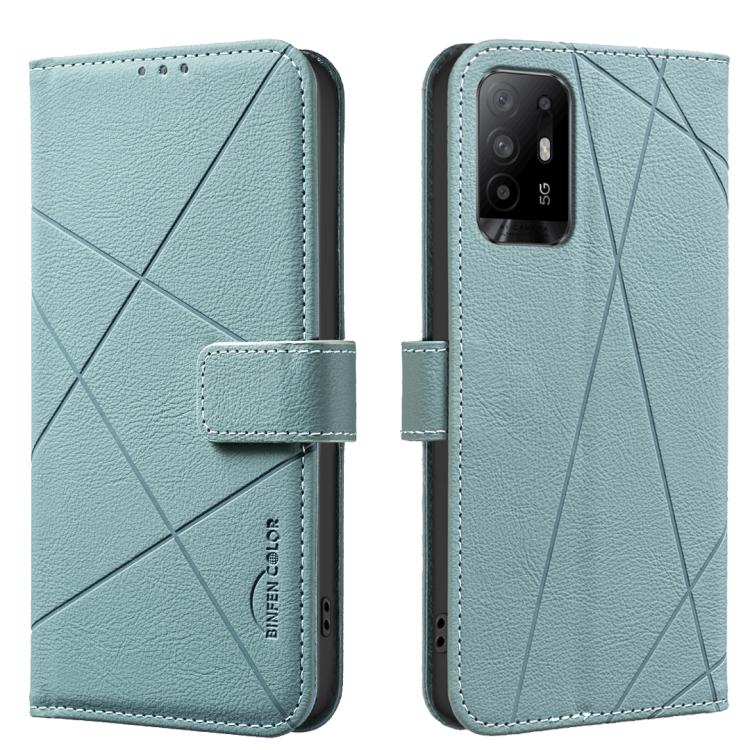 Geometric Pattern RFID Leather Phone Case, For OPPO A16 / A16S / A54S / A55 5G, For OPPO A94 4G / Reno5 F / F19 Rro, For OPPO A94 5G / F19 Pro+ / Reno5 Z 5G, For OPPO A74 5G / A93 5G / A54 5G, For OPPO A74 4G / F19 4G, For OPPO A72 / A52 / A92         ...