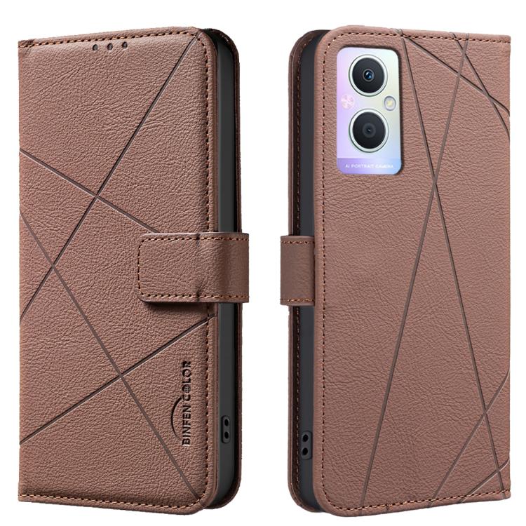 Geometric Pattern RFID Leather Phone Case, For OPPO A38 4G / A18 4G, For OPPO A58 4G, For OPPO A78 4G, For OPPO A98 5G / F23 / A1, For OPPO A78 5G, For OPPO A96 5G / Reno7 Z, For OPPO A16 / A16S / A54S / A55 5G, For OPPO A94 4G / Reno5 F / F19 Rro
